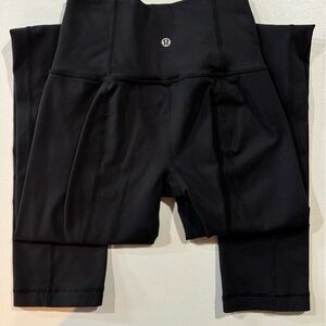 Lulumelon leggings, size 2, inseam 32”, black. Great condition